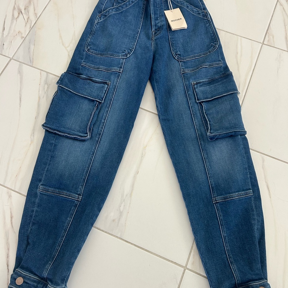 MOTHER Curbside Barrel Cargo Pants